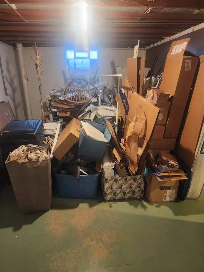 Roll-off dumpster container at job site for Yard Waste Dumpster Rental in Blythewood